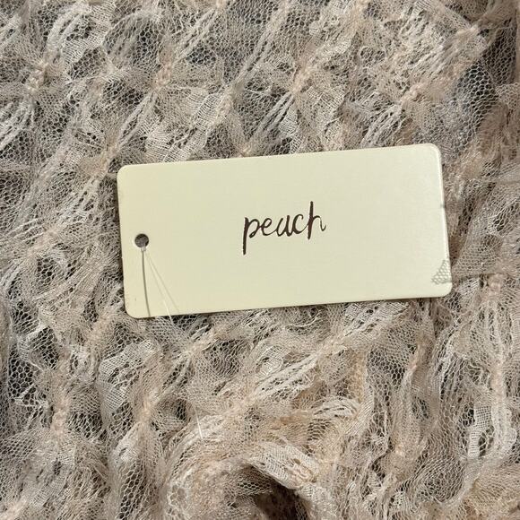 NWT Top Lace Sheer Cottage Romantic Coquette Prairie Feminine Ethereal Small - Picture 4 of 7